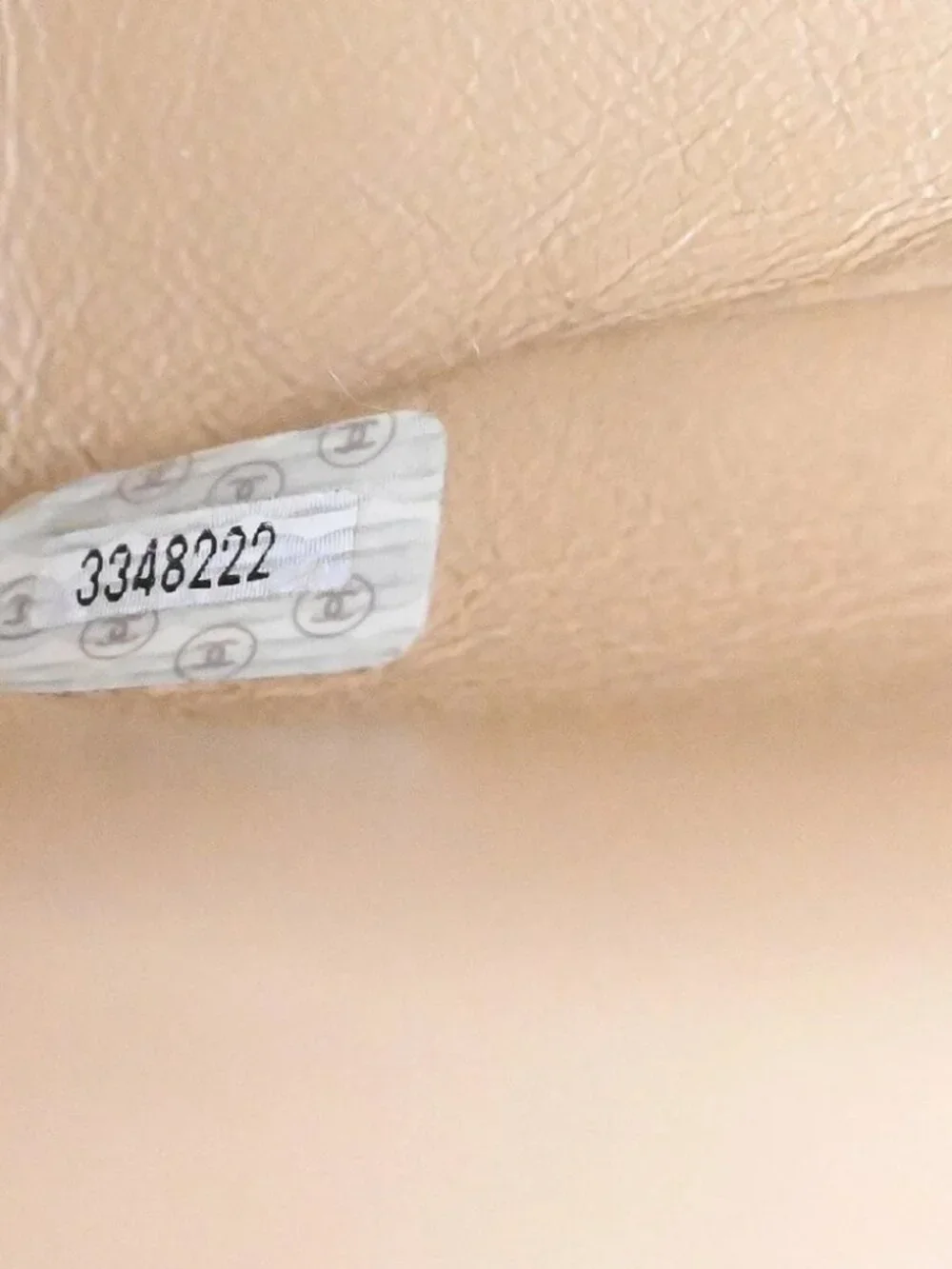 Chanel Beige Bias Stitch Medium Shoulder Bag